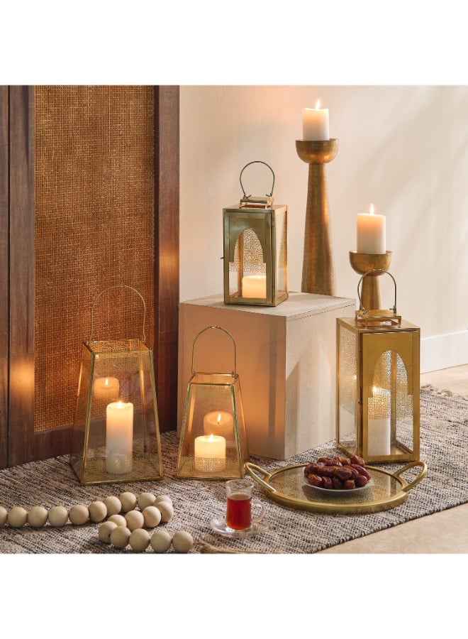 Home Box Skyline Mirage Glass Lantern - 15x15x20 cm - Image 4